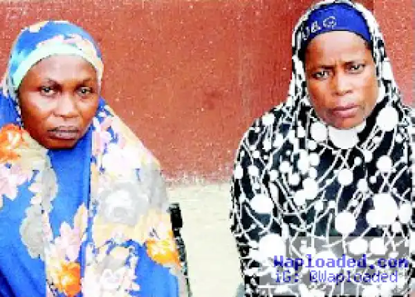 Photo: Two women arrested for begging with babies that were not their own in Lagos